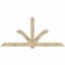 Ekena Millwork Redmond Rough Sawn Timber Gable Bracket, Douglas Fir, 108"W x 49"H x 4"D x 6"F, 11/12 Pitch GBW108X49X0406RED00RDF - alternate 1